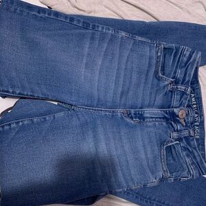 American Eagle Outfitters High Rise Blue Jeans women’s size 0s